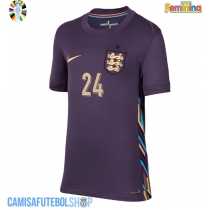 Camisa de time de futebol Inglaterra Cole Palmer #24 Replicas 2º Equipamento Feminina Europeu 2024 Manga Curta